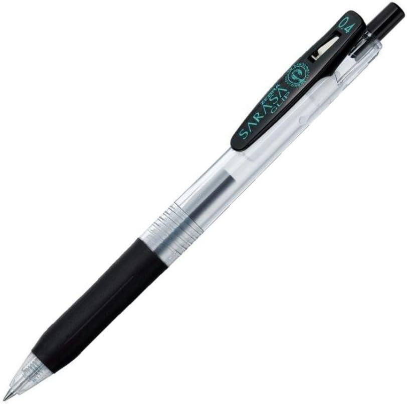 ゼブラ ジェルボールペン サラサクリップ 0.4mm 黒 P-JJS15-BK