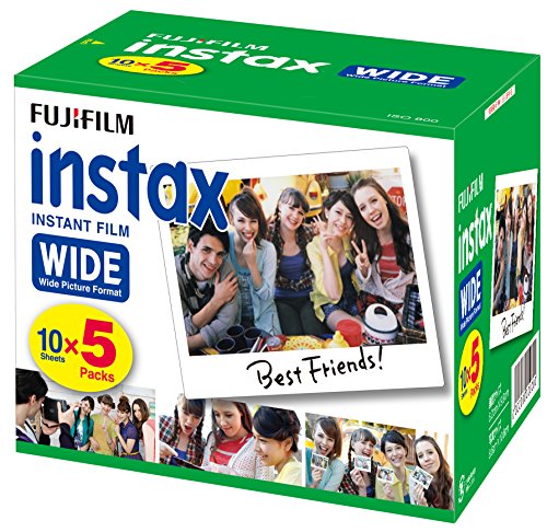富士フイルム(FUJIFILM) インスタントカメラ ワイド用フィルム 50枚入 INSTAX WIDE K R 5