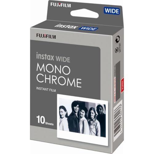 富士フイルム ワイドフィルム(10枚) モノクローム INSTAX WIDE MONOCHROME WW 1 1パック