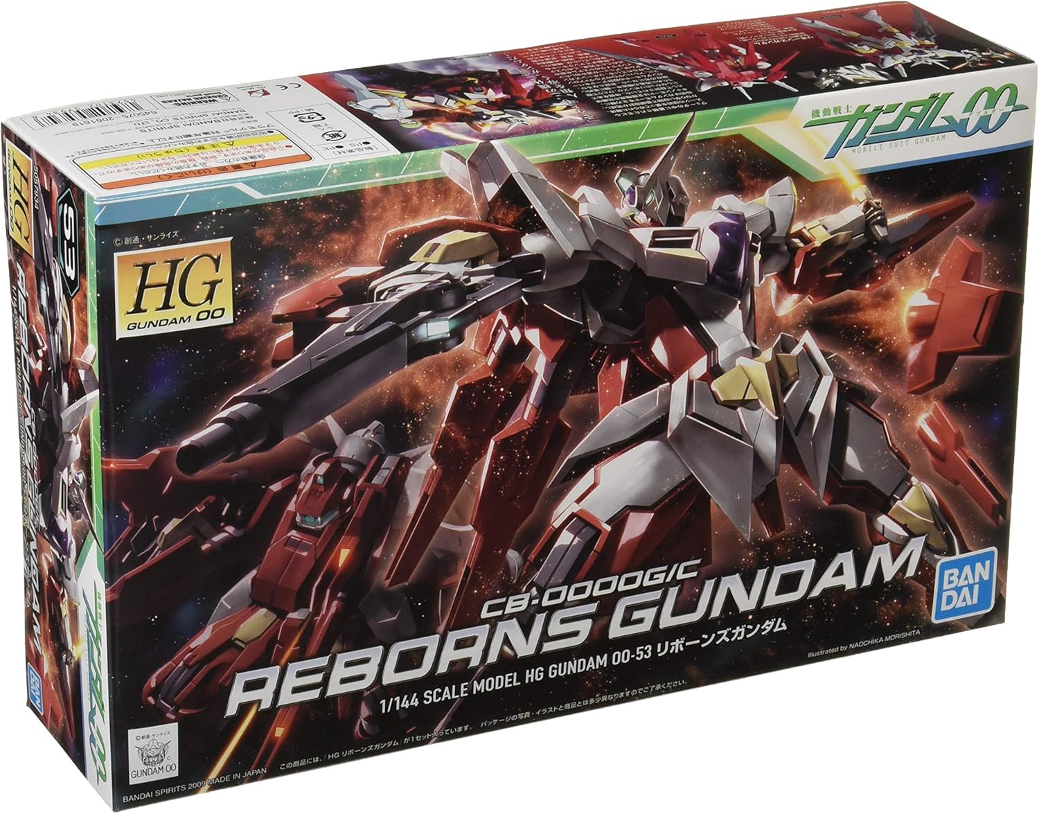 BANDAI SPIRITS(バンダイ スピリッツ) HG 1/144 リボーンズガンダム (機動戦士ガンダム00)