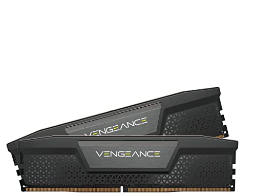 CORSAIR VENGEANCE DDR5 メモリ 32GB（16GB×2）最大5200MHz対応 Intel XMP対応 CL40 デスクトップPC用 ブラック CMK32GX5M2B5200C40