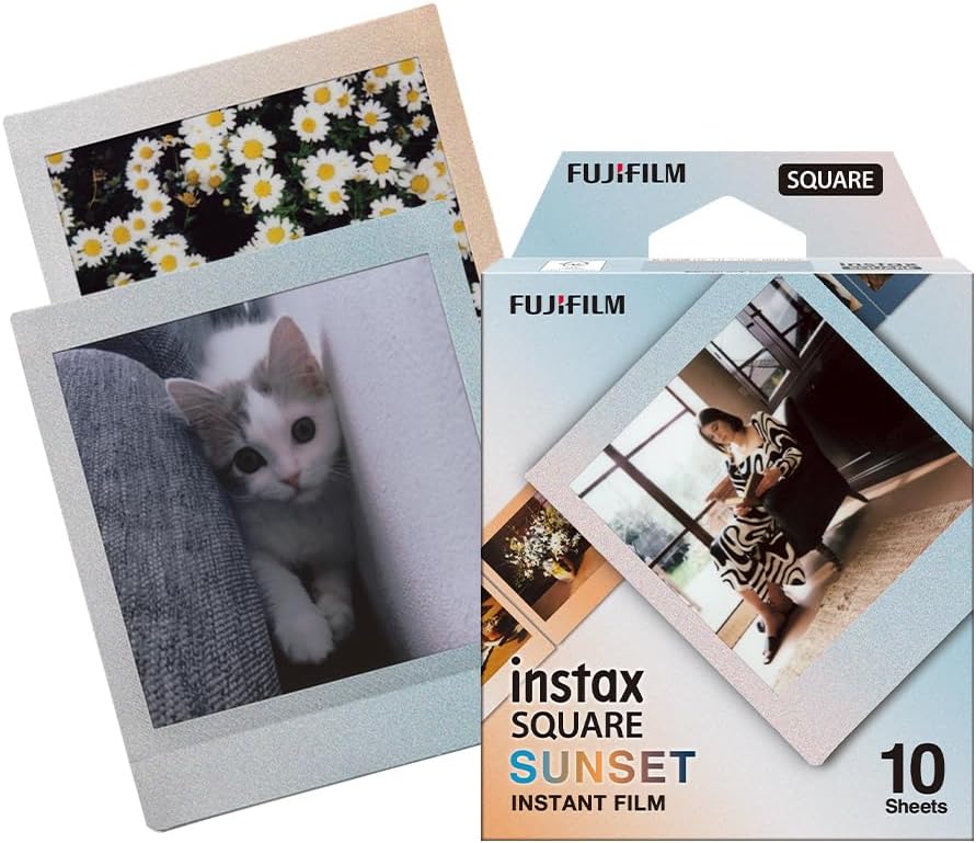 富士フイルム(FUJIFILM) スクエアフォーマットフィルム instax SQUARE サンセットフレーム 10枚入 INS SQ SUNSET WW 1