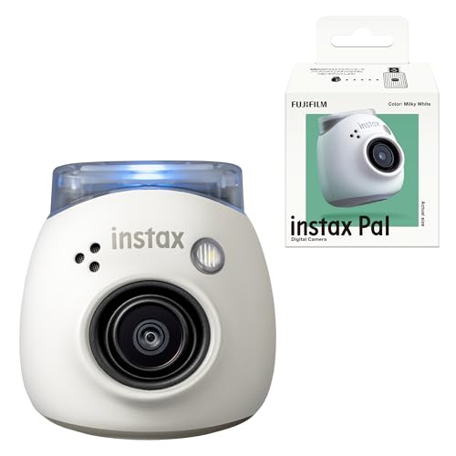 富士フイルム(FUJIFILM) 手のひらサイズカメラ チェキ INSTAX Pal ミルキーホワイト 広角レンズ マルチフォーマット INS PAL WHITE