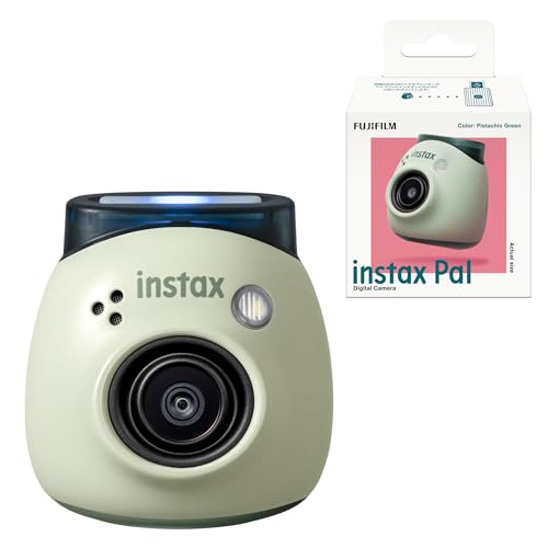 富士フイルム(FUJIFILM) 手のひらサイズカメラ チェキ INSTAX Pal ピスタチオグリーン 広角レンズ マルチフォーマット INS PAL GREEN