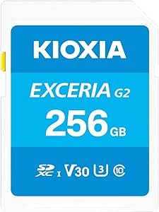 KIOXIA(キオクシア)【日本製】SDカード 256GB SDXC UHS-I U3 V30 Class10 最大読出速度100MB/s 最大書込速度50MB/s 4K対応 国内正規品 メーカー保証5年 KLNEB256G