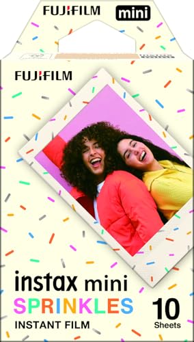 富士フイルム(FUJIFILM) インスタントカメラ チェキ用フィルム 10枚入 絵柄 (フォトスライド) INSTAX MINI SPRINKLES WW 1