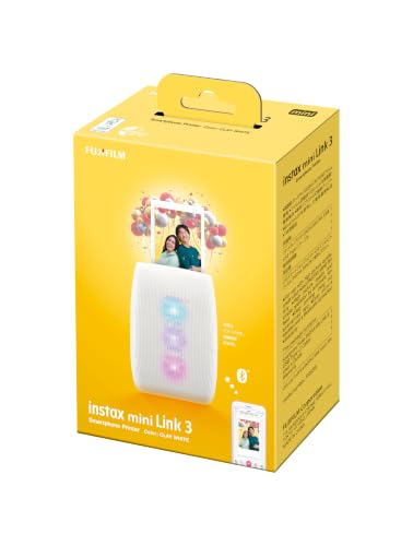 富士フイルム(FUJIFILM) チェキ スマホプリンター instax mini Link3 クレイホワイト INS MINI LINK3 C WHITE