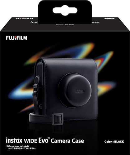 富士フイルム(FUJIFILM) インスタントカメラケース instax wide Evo カメラケース INS WIDE EVO CAMERA CASE BLACK ブラック