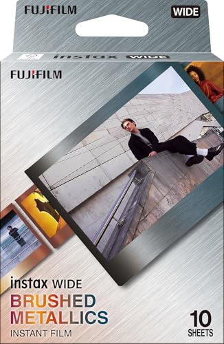 富士フイルム(FUJIFILM) インスタントカメラ チェキワイド用フィルム 10枚入 メタルフレーム INSTAX WIDE B-METAL WW 1