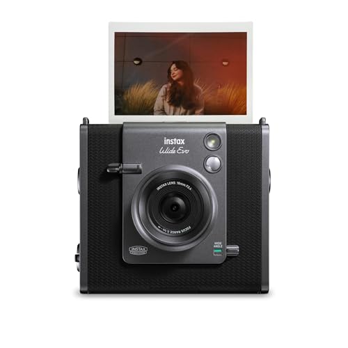 富士フイルム(FUJIFILM) チェキ Evo ハイブリッドインスタントカメラ(インスタントカメラ/スマホプリンター/デジタルカメラ) instax wide Evo ブラック INS WIDE EVO BLACK
