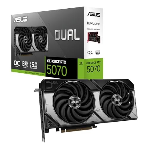 ASUS Dual GeForce RTX 5070 12GB GDDR7 OC Edition ビデオカード DUAL-RTX5070-O12G 国内正規代理店品
