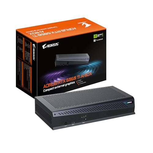 GIGABYTE Aorus RTX 5060 Ti AI ボックス グラフィックスカード - 16GB GDDR7 128bit PCI-E 5.0 2572MHz コアクロック DP 2.1 x 3 HDMI 2.1 x 1 GV-N506TIXEB-16GD