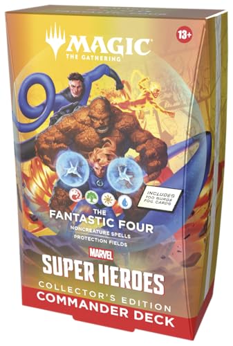 マジック：ザ・ギャザリング | マーベル スーパー・ヒーローズ 統率者デッキ Collector's Edition 『ファンタスティック・フォー』 英語版 MTG トレカ ウィザーズ・オブ・ザ・コースト MSH D53620000