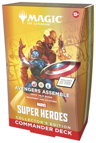 マジック：ザ・ギャザリング | マーベル スーパー・ヒーローズ 統率者デッキ Collector's Edition 『アベンジャーズ・アッセンブル』 英語版 MTG トレカ ウィザーズ・オブ・ザ・コースト MSH D53620000