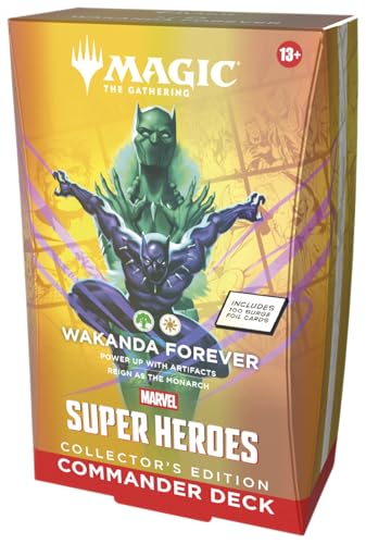 マジック：ザ・ギャザリング | マーベル スーパー・ヒーローズ 統率者デッキ Collector's Edition 『ワカンダは永遠なり』 英語版 MTG トレカ ウィザーズ・オブ・ザ・コースト MSH D53620000