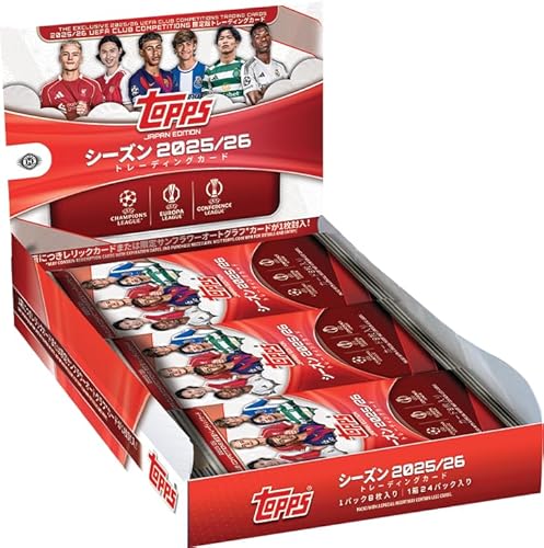 Topps UEFAジャパンエディション2026 UEFAｼﾞﾔﾊﾟﾝｴﾃﾞｲｼﾖﾝ2026BOX