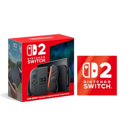 Nintendo Switch 2（日本語・国内専用） 【Amazon.co.jp限定】特典 Nintendo Switch 2 ロゴデザインステッカー 同梱