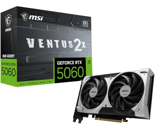 MSI GeForce RTX 5060 8G VENTUS 2X OC V1 グラフィックスボード VD9395