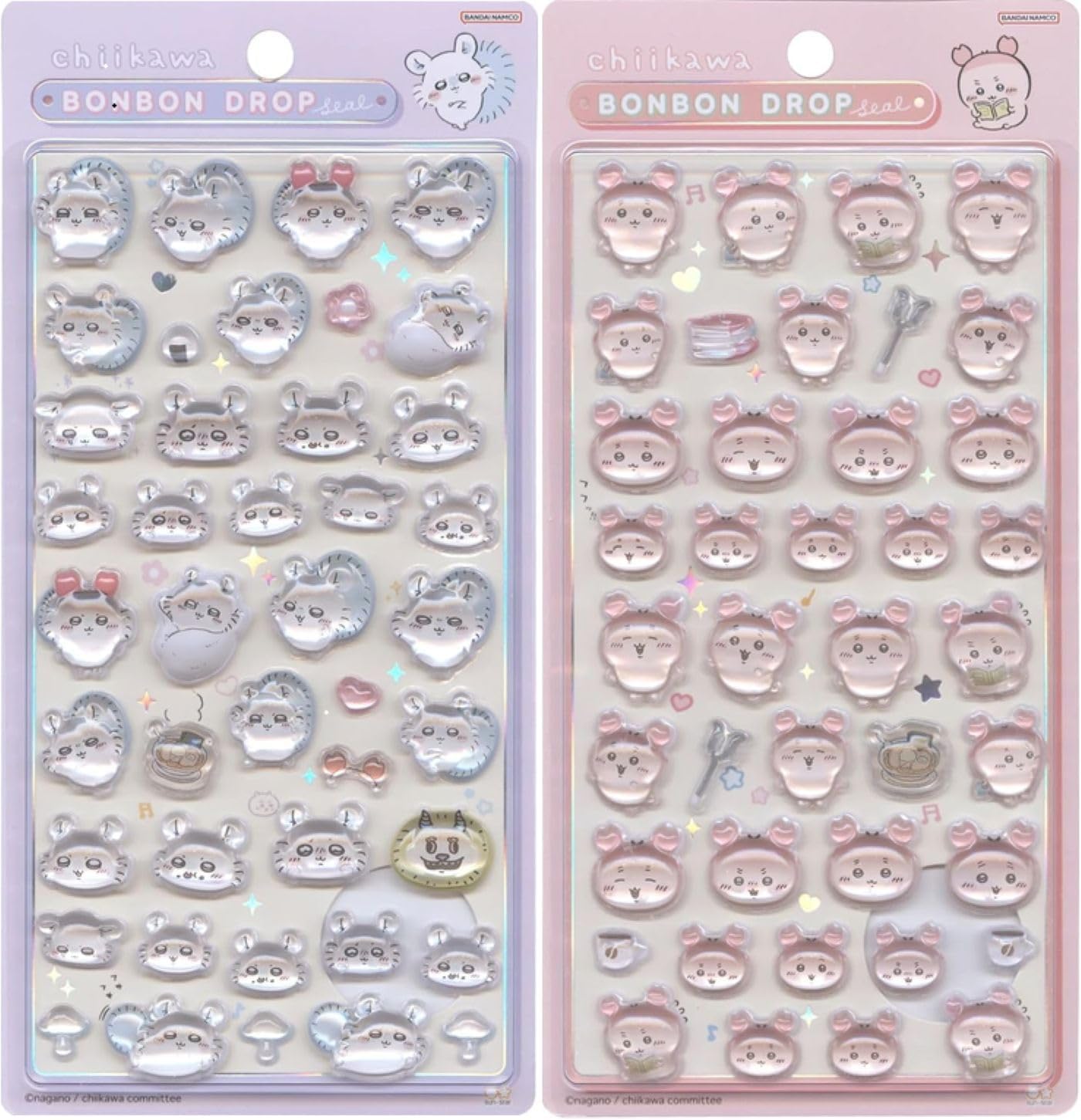 ボンボンドロップシール ちいかわ 【2個セット】 J モモンガ・古本屋 S8542929 S8542937