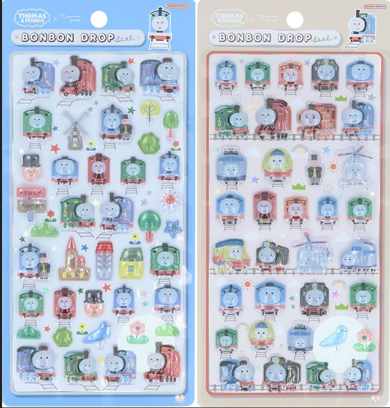 ボンボンドロップシール トーマス 【2個セット】 ぼうけん・なかまたち S8817448 S8817456