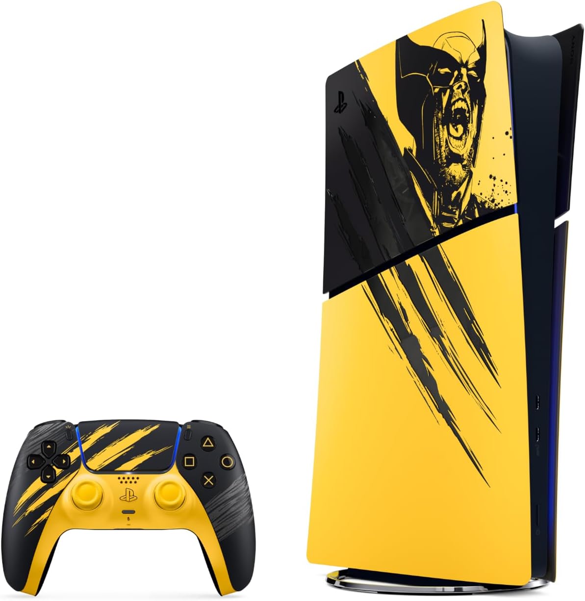 PlayStation 5 デジタル・エディション "Marvel’s Wolverine" バトルイエロー リミテッドエディション(CFIJ-10033)