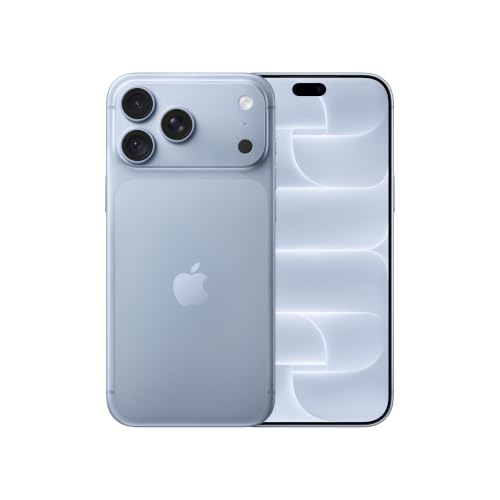 Apple iPhone 18 Pro Max (1 TB) - グレイシャー | ProMotionを採用した6.9インチSuper Retina XDRディスプレイ、A20 Proチップ、一日中使えるバッテリー、可変絞り対応の48MP Fusionメインカメラ
