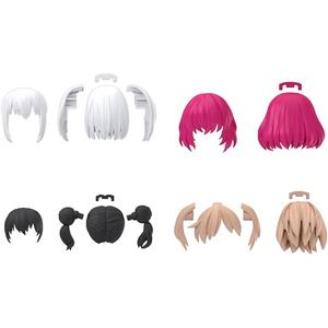 30MS オプションヘアスタイルパーツVol.10 全4種（BOX) 色分け済みプラモデル