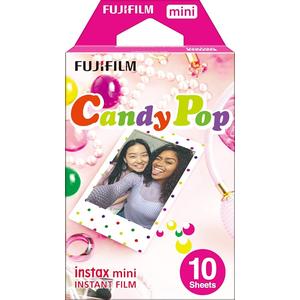 富士フイルム(FUJIFILM) インスタントカメラ チェキ用フィルム 10枚入 絵柄 (キャンディポップ) INSTAX MINI CANDYPOP WW 1