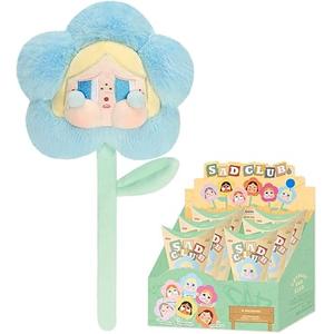 POP MART CRYBABY Sad Club シリーズ ぬいぐるみフラワー【アソートボックス 6ピース】 ポップマート ガチャガチャ ブラインド ボックス フィギュア プラモデル プレミアム おもちゃソフビ オリジナル キャラクター 誕生日 プレゼント