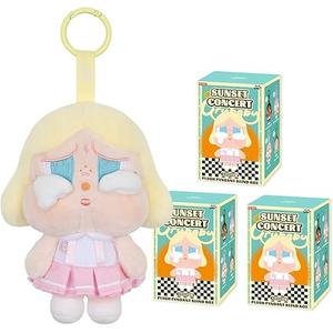 POP MART CRYBABY Sunset Concert Series-Plush Pendant 【3ピース】 ポップマート ガチャガチャ ブラインド ボックス フィギュア プラモデル プレミアム おもちゃ ソフビ オリジナル キャラクター 誕生日 プレゼント
