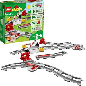 レゴ(LEGO) デュプロ あそびが広がる! 踏切レールセット おもちゃ 玩具 プレゼント 誕生日 ブロック 知育 クリスマス 男の子 女の子 子供 1歳半 2歳 5歳 幼児 電車 乗り物 街づくり 10882