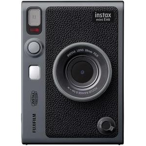 富士フイルム(FUJIFILM) チェキ Evo ハイブリッドインスタントカメラ(インスタントカメラ/スマホプリンター/デジタルカメラ) instax mini Evo ブラック INS MINI EVO SILVER C “チェキ” instax mini Evo 90th SPKit DARK SILVER