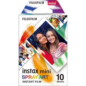 富士フイルム(FUJIFILM) インスタントカメラ チェキ用フィルム 10枚入 絵柄 (スプレーアート) INSTAX MINI SPRAY ART WW 1 10 Film Pack