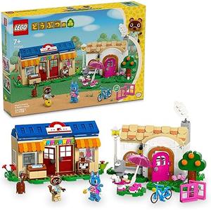 レゴ(LEGO) どうぶつの森 タヌキ商店 と ブーケの家 おもちゃ 玩具 誕生日 プレゼント ブロック 女の子 男の子 子供 7歳 8歳 9歳 小学生 ゲーム ごっこ遊び おままごと 77050