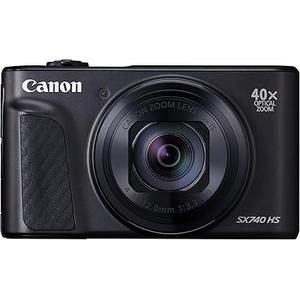 Canon コンパクトデジタルカメラ PowerShot SX740 HS ブラック 光学40倍ズーム/4K動画/Wi-Fi対応 PSSX740HSBK